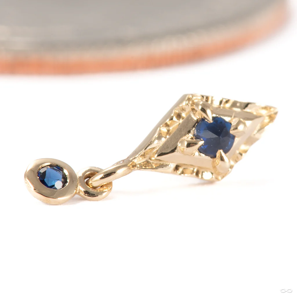 Dyna Drop Press-fit End in Gold from Tether Jewelry - Image 4