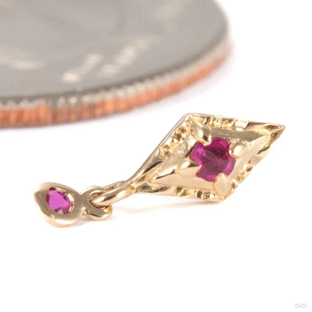 Dyna Drop Press-fit End in Gold from Tether Jewelry - Image 6