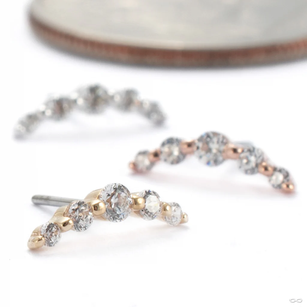 Eternal Press-fit End in Gold from Buddha Jewelry