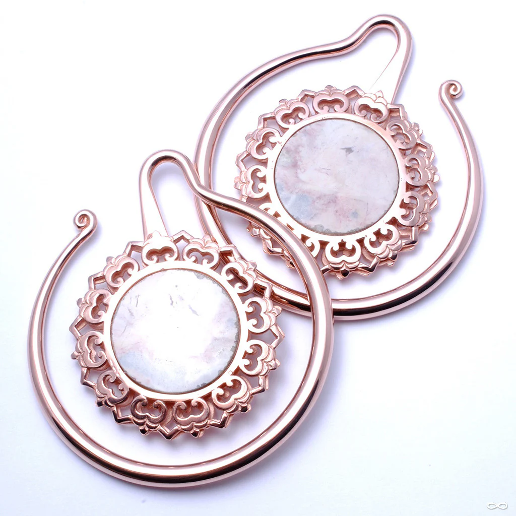 Eye of the Lotus with Porcelain Jasper from Maya Jewelry