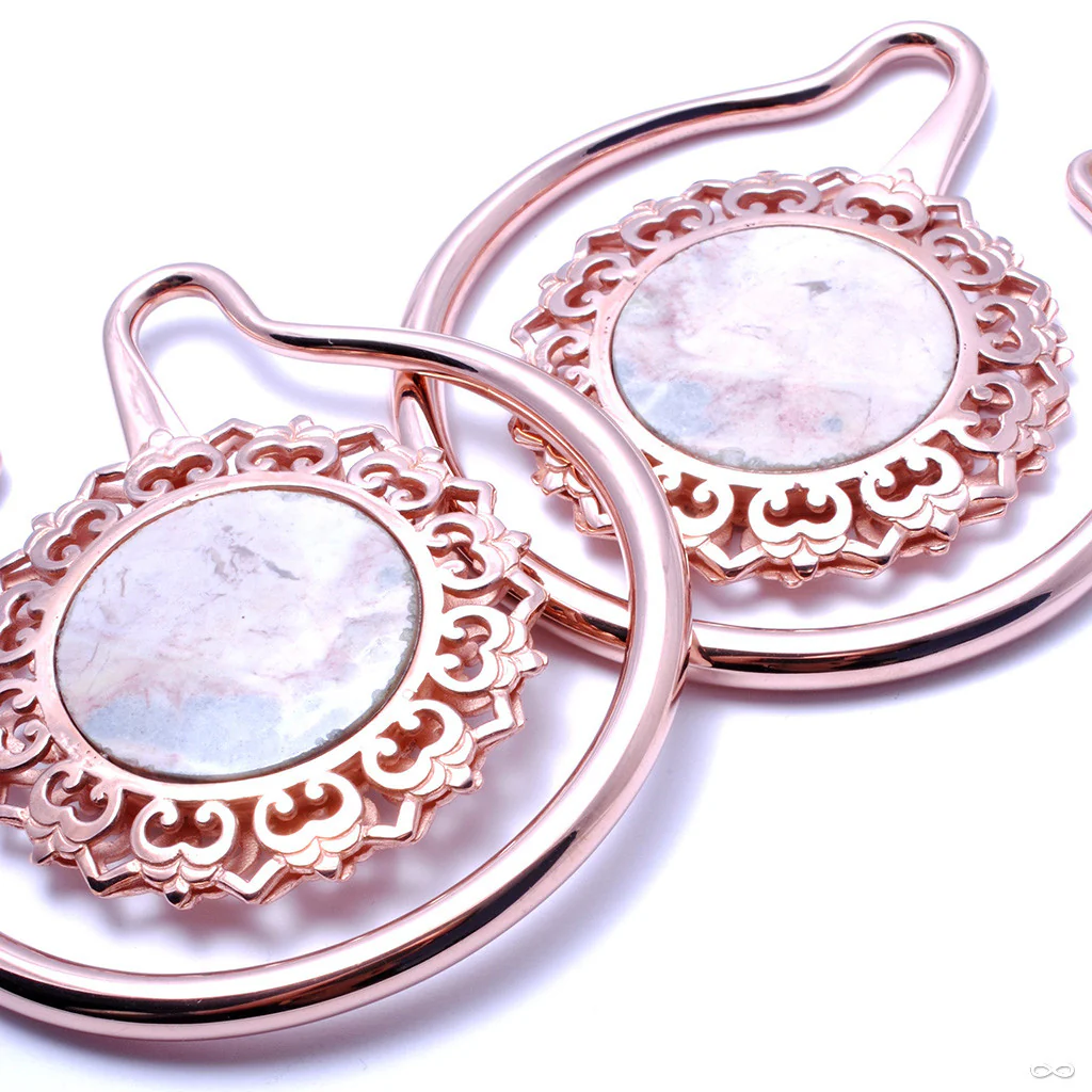 Eye of the Lotus with Porcelain Jasper from Maya Jewelry - Image 2