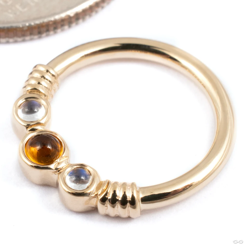 Faraway Seam Ring in Gold from BVLA - Image 8