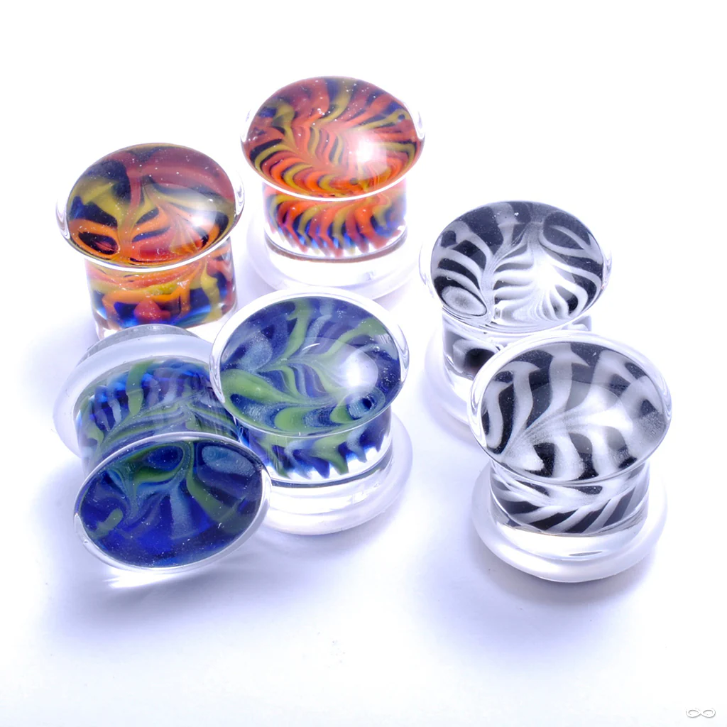 Feather Plugs from Gorilla Glass