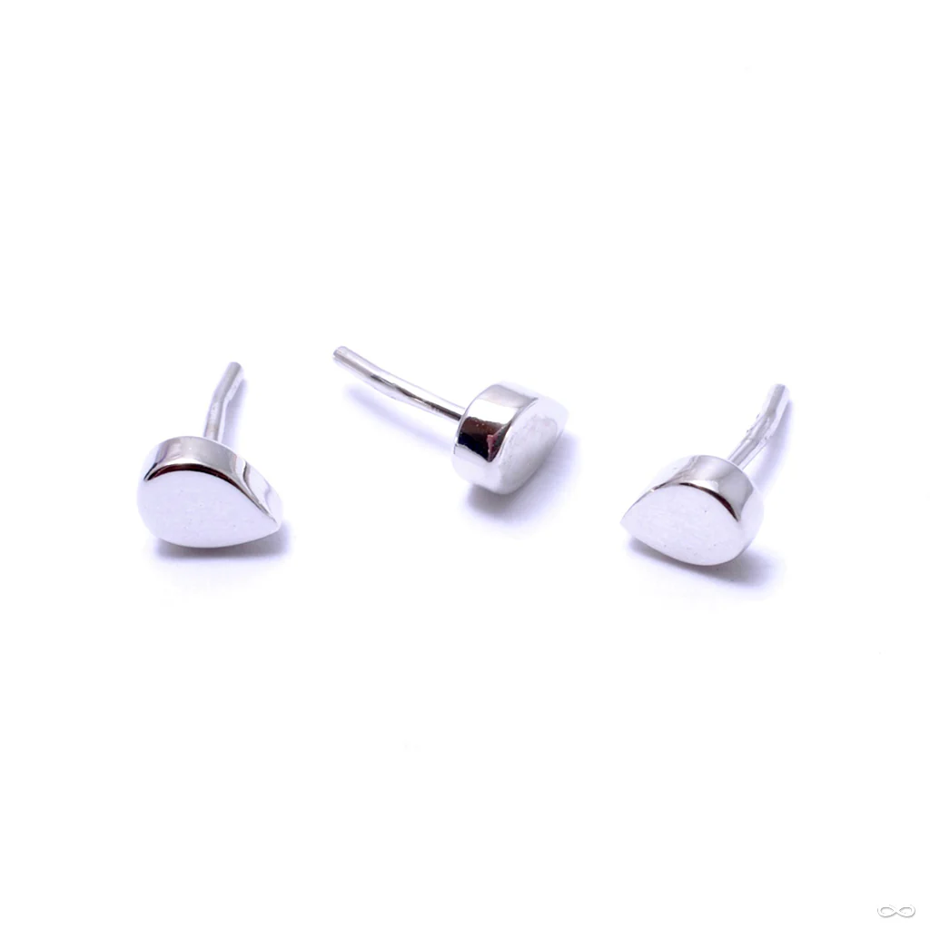 Flat Teardrop Press-fit End in Gold from BVLA - Image 3