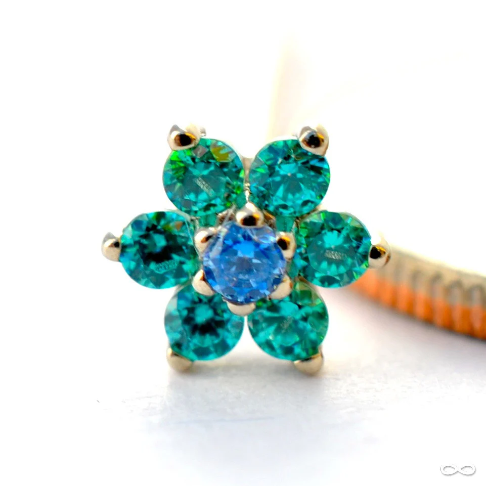Flower Press-fit End in Gold from BVLA - Image 2