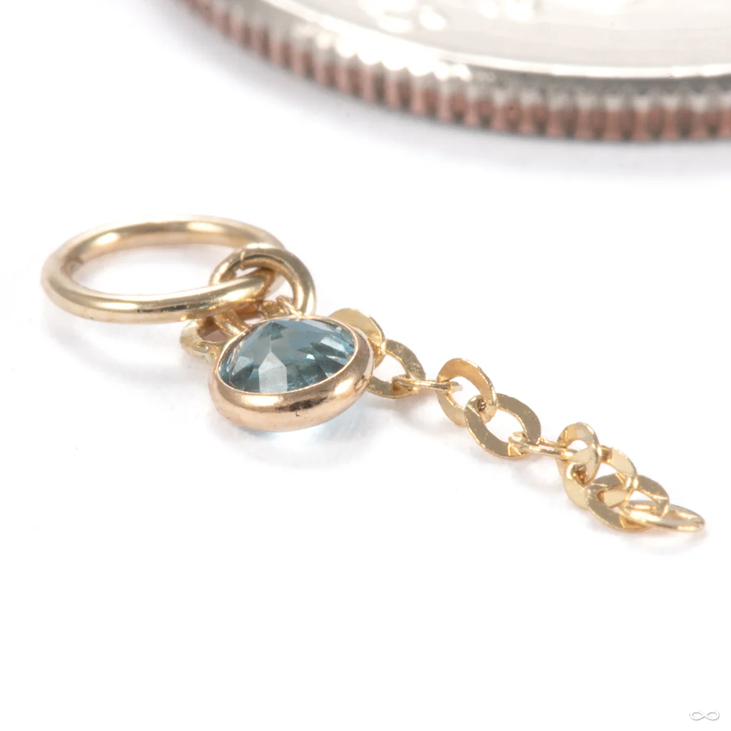 Future, Past and Present Charm in Gold from Hialeah - Image 5