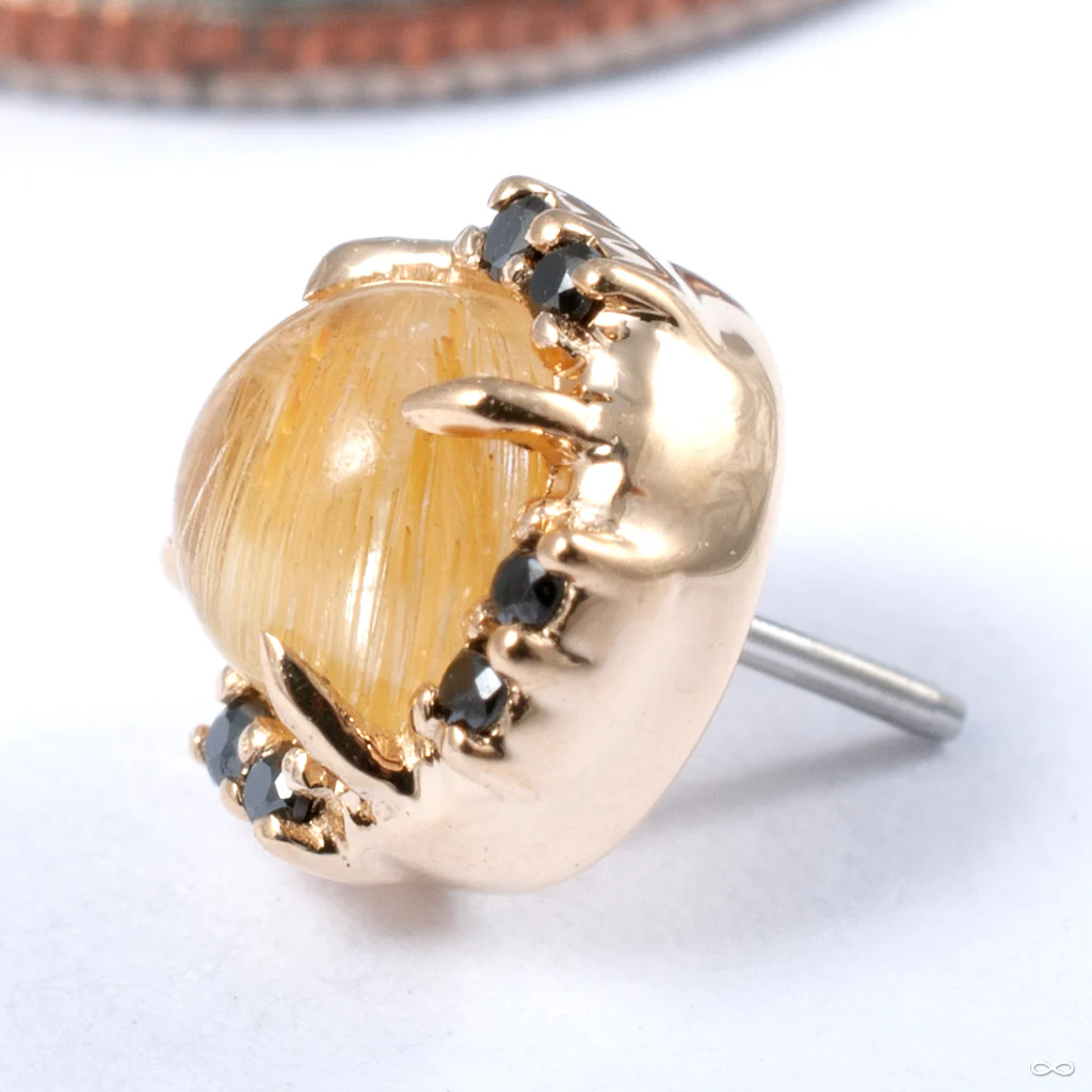 Galaxia Press-fit End in Gold from Tether Jewelry - Image 4