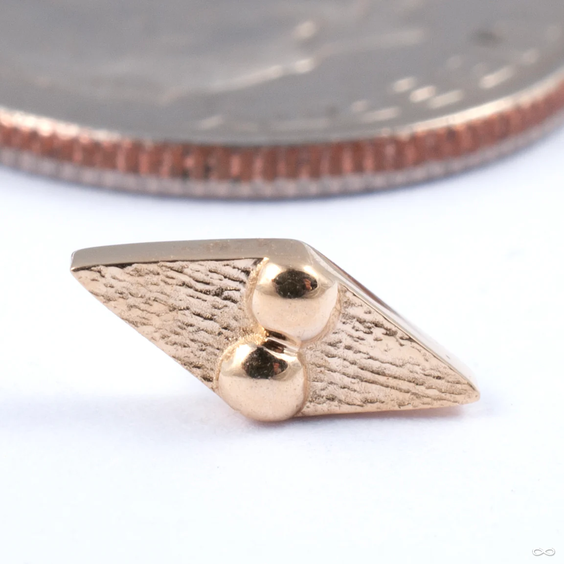 Gamma 02 Press-fit End in Gold from Tether Jewelry - Image 2