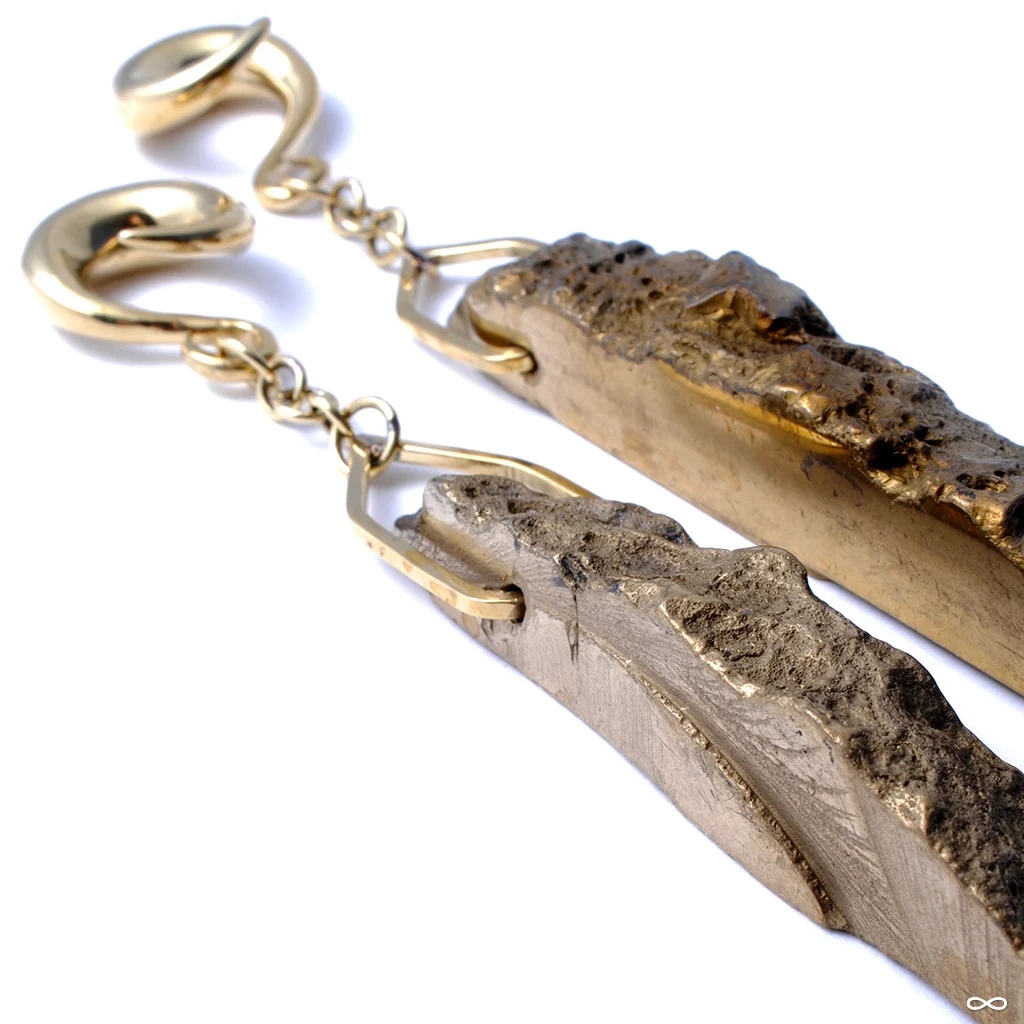 Gold Titanium Dipped Chalcedony from Diablo Organics - Image 2