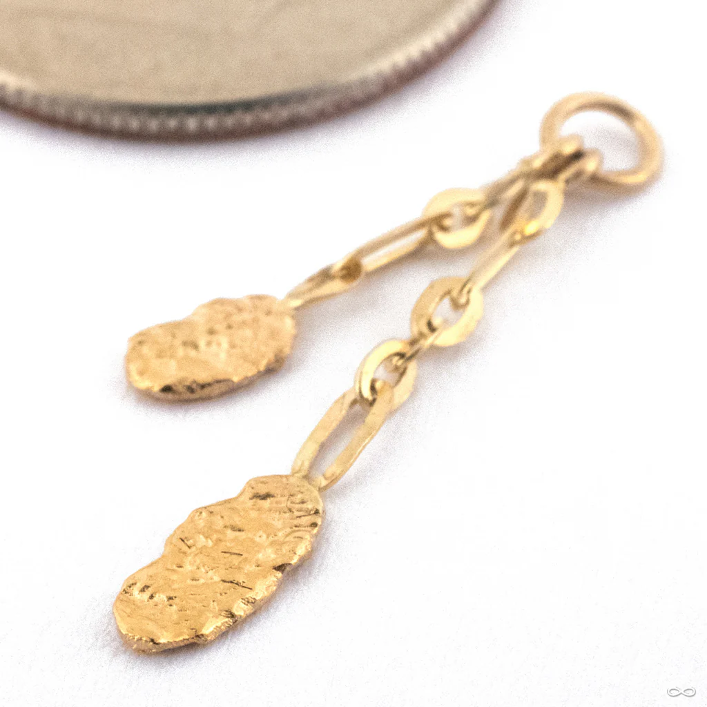 Golden Age Charm in Gold from Maya Jewelry - Image 3