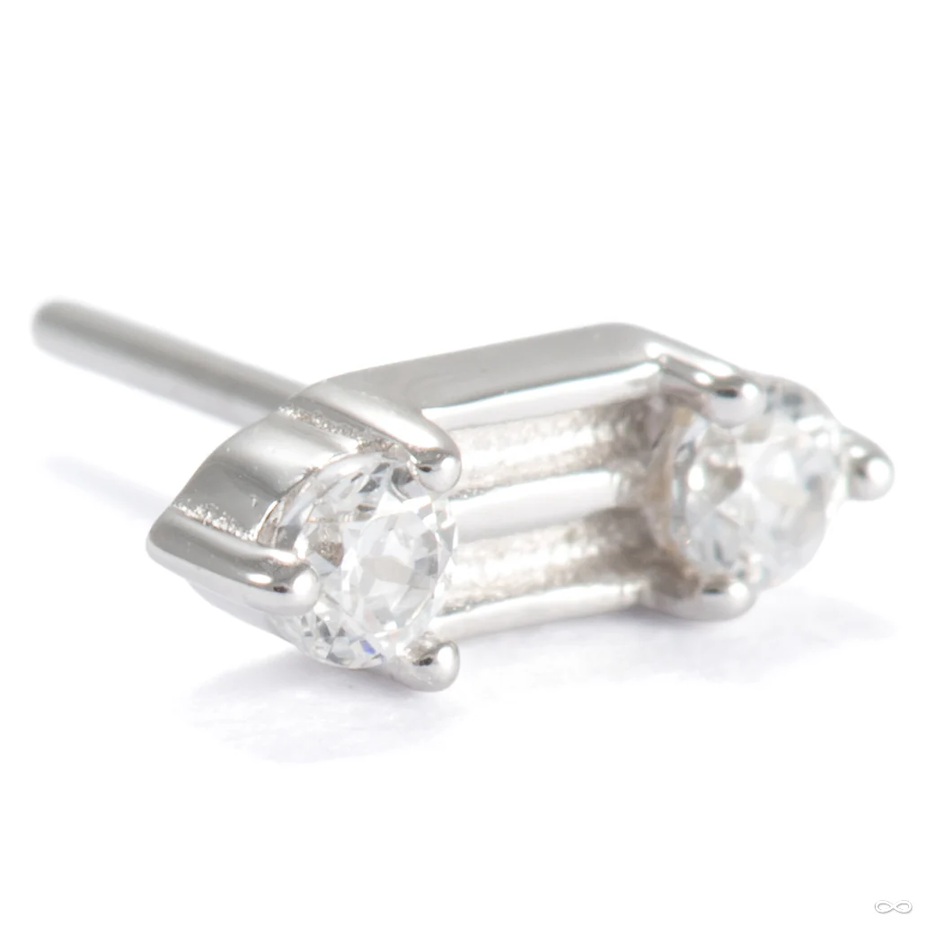 Good Times Press-fit End in Gold from Ember Body Jewelry - Image 2