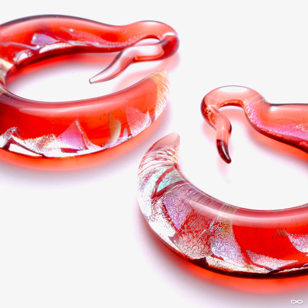 Hagakure Crescent Hoops from Gorilla Glass - Image 2
