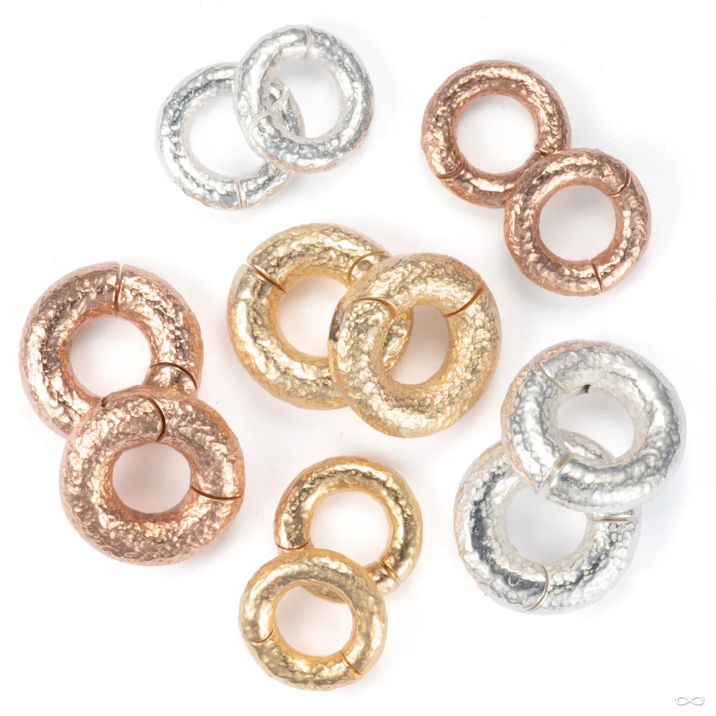 Hammered Clicker Weights from Symmetry Body Jewelry