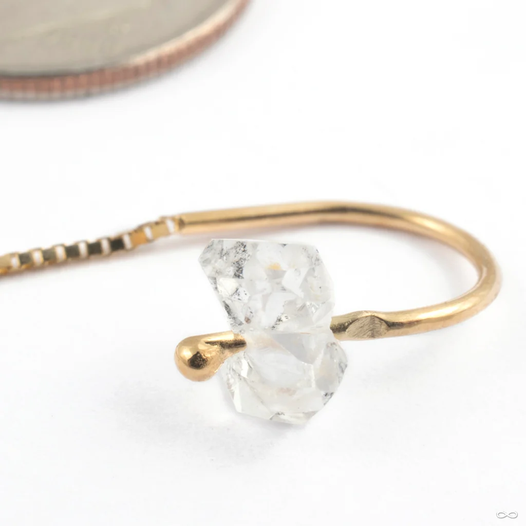 Herkimer Threader in Gold from Quetzalli - Image 3