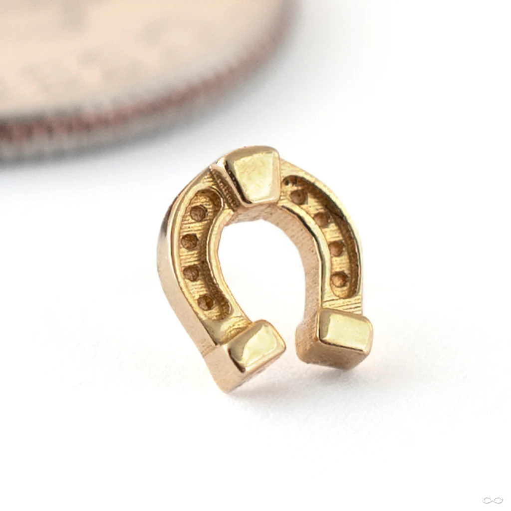 Horseshoe Press-fit End in Gold from Tawapa