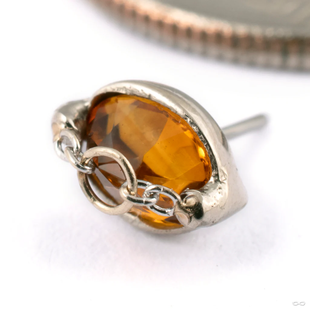 How Dare You Oval Press-fit End in Gold from Pupil Hall - Image 4