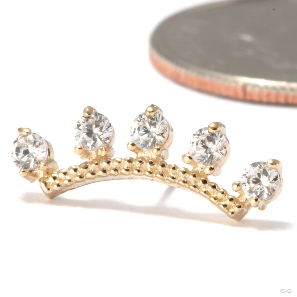 Isabella Press-fit End in Gold from Tawapa