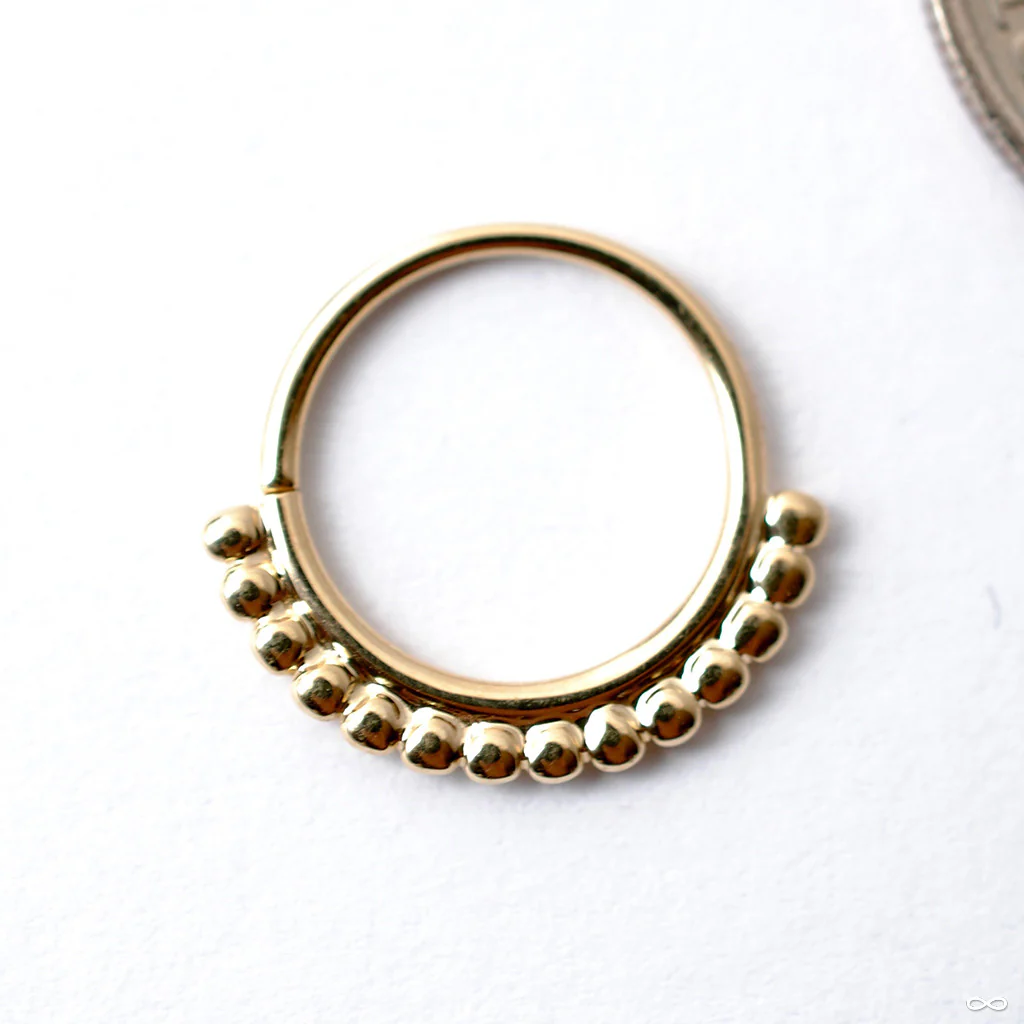 Latchmi Seam Ring in Gold from BVLA - Image 3