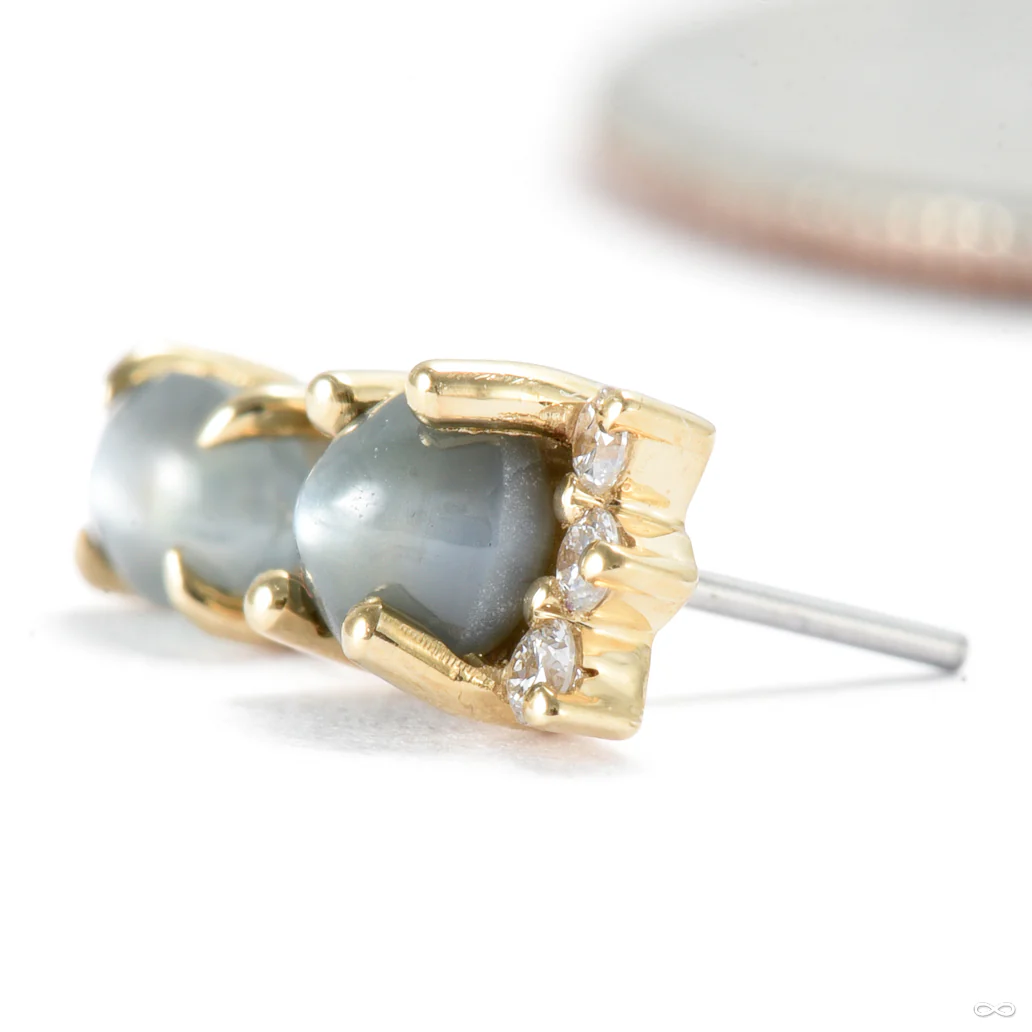 Leia Dangle Press-fit End in Gold from Modern Mood - Image 3
