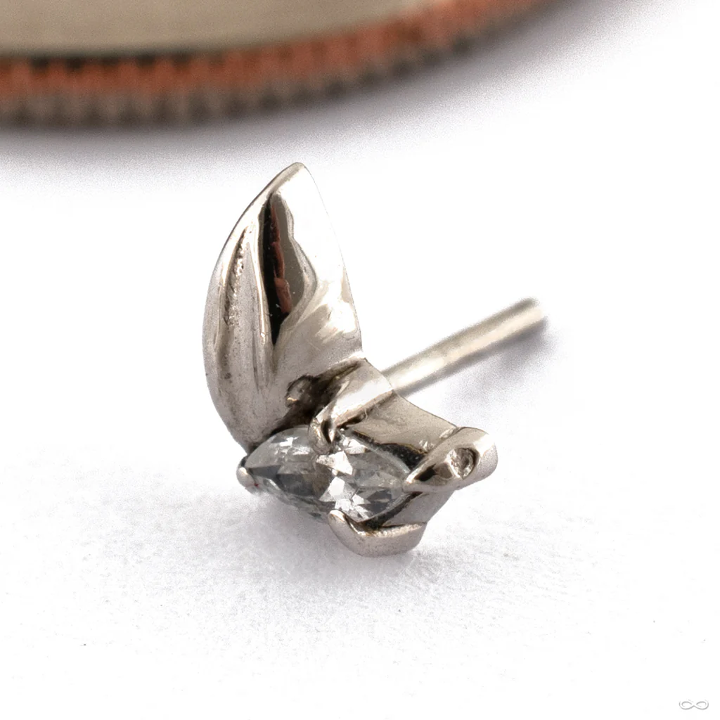 Little Bud Press-fit End in Gold from Maya Jewelry - Image 2