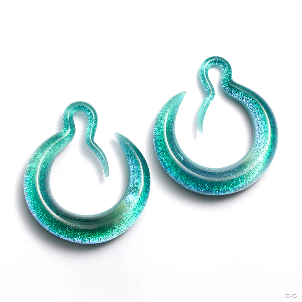 Mar Crescent Hoops from Gorilla Glass