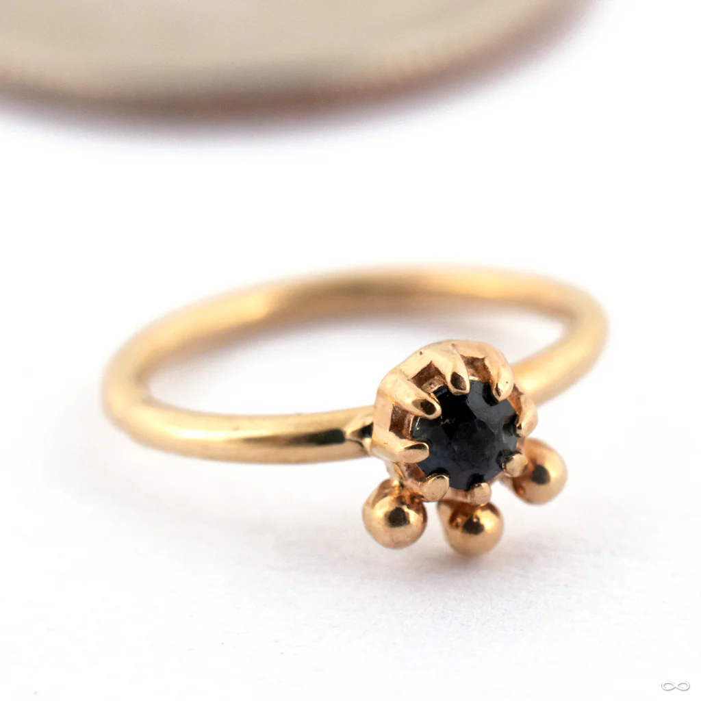 Mime Seam Ring in Gold from Sacred Symbols