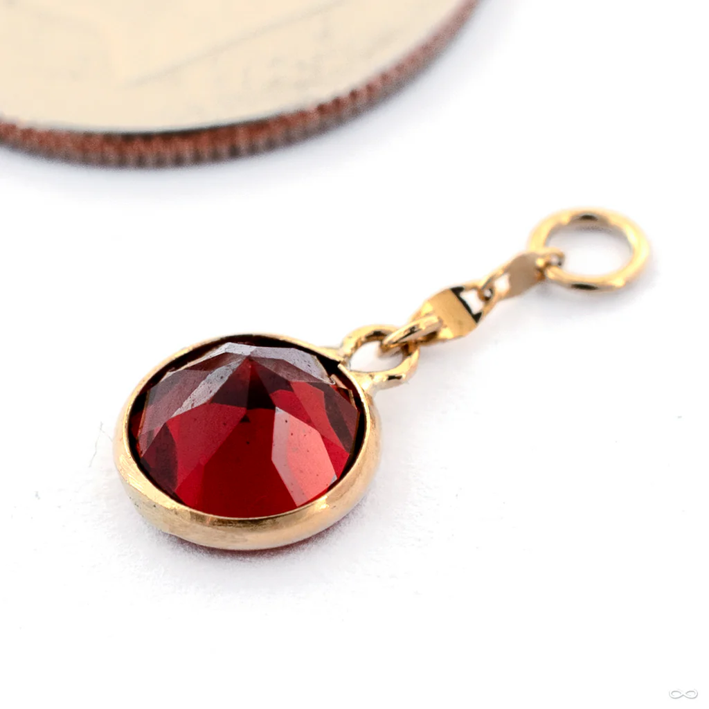 Mind the Gap Charm in Gold from Hialeah