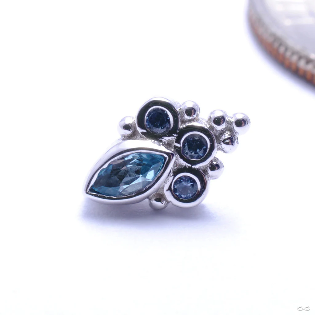 Mini Marquise Sarai Press-fit End in Gold from BVLA - Image 8