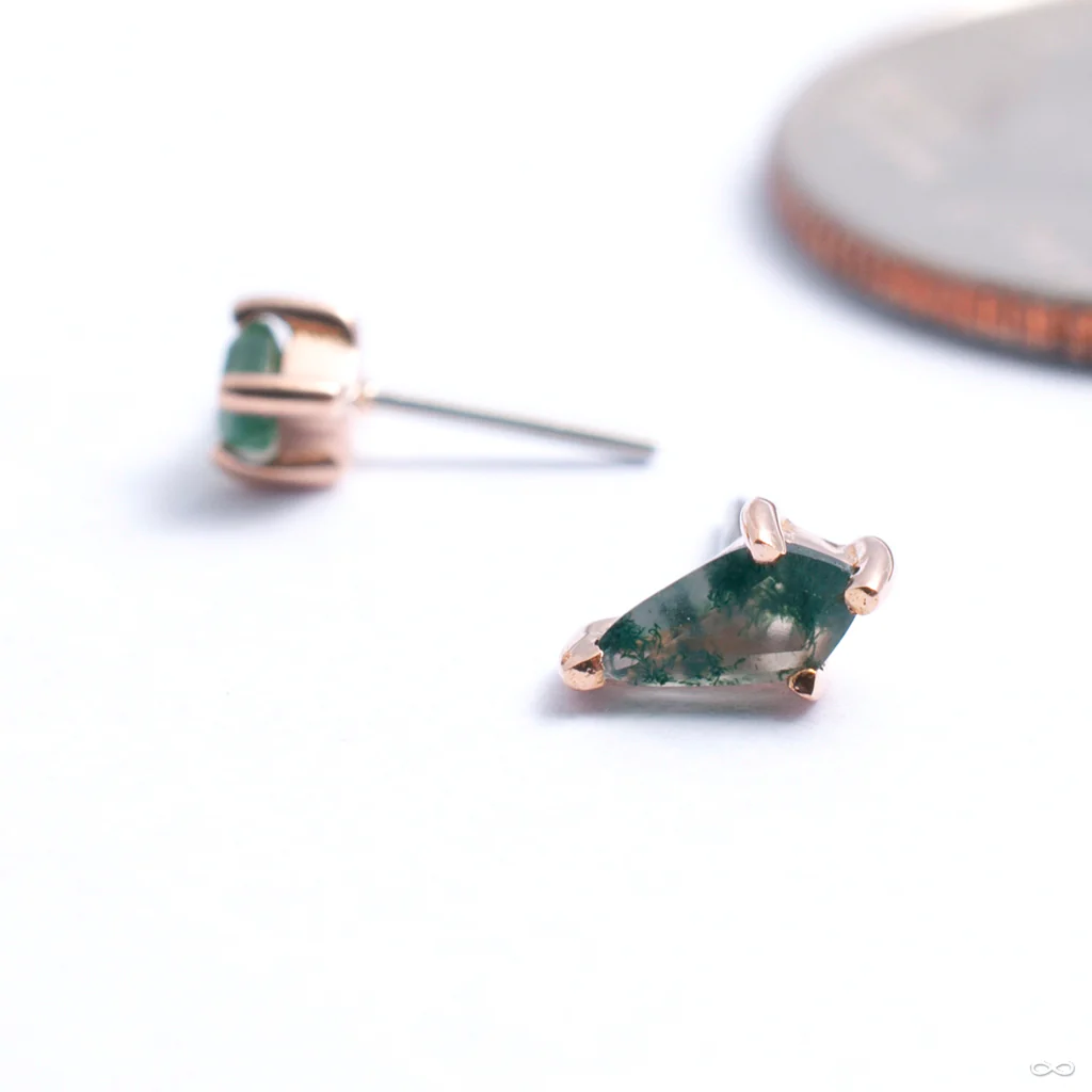 Mini Soho Press-fit End in Gold from Buddha Jewelry - Image 3