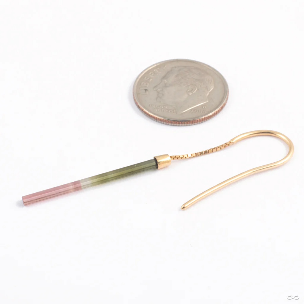 Mini Swan Threader in Gold from Quetzalli - Image 5