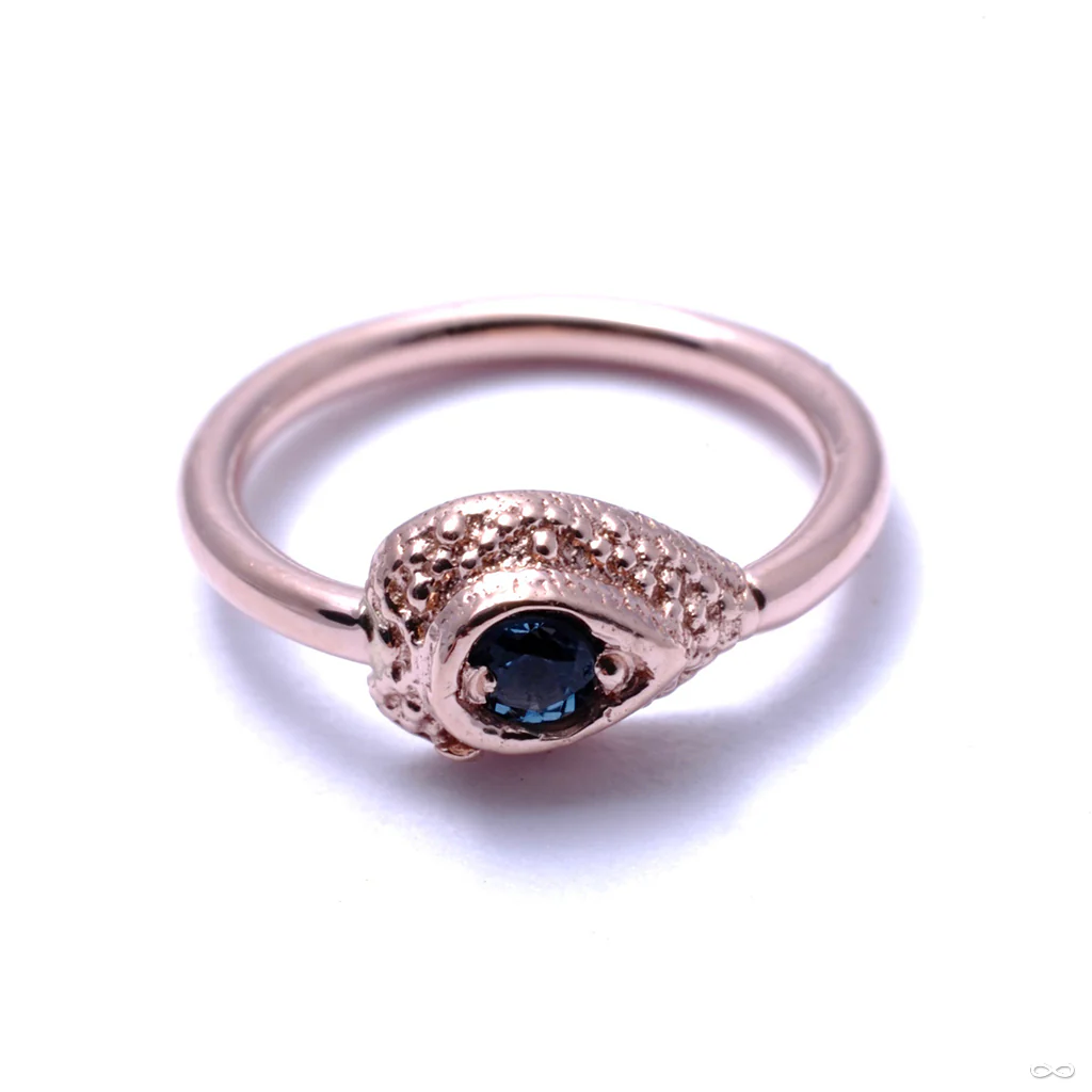 Nanda Pear Fixed Bead Ring in Gold from BVLA - Image 5