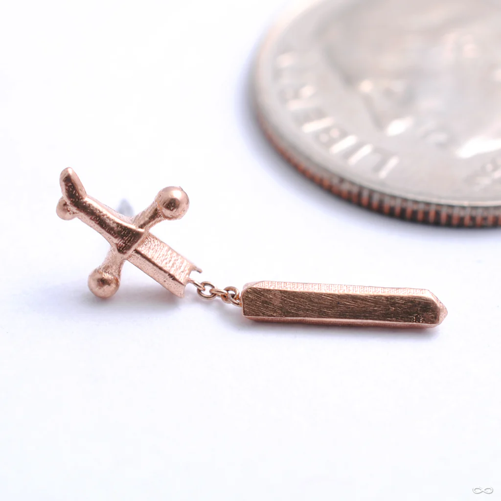 Needle Press-fit End in Gold from Pupil Hall - Image 2