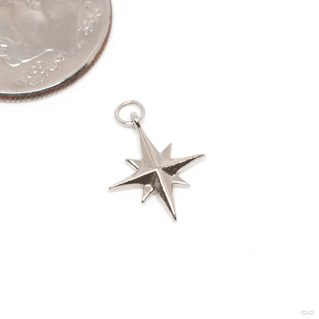 Northern Star Charm in Gold from Hialeah - Image 3