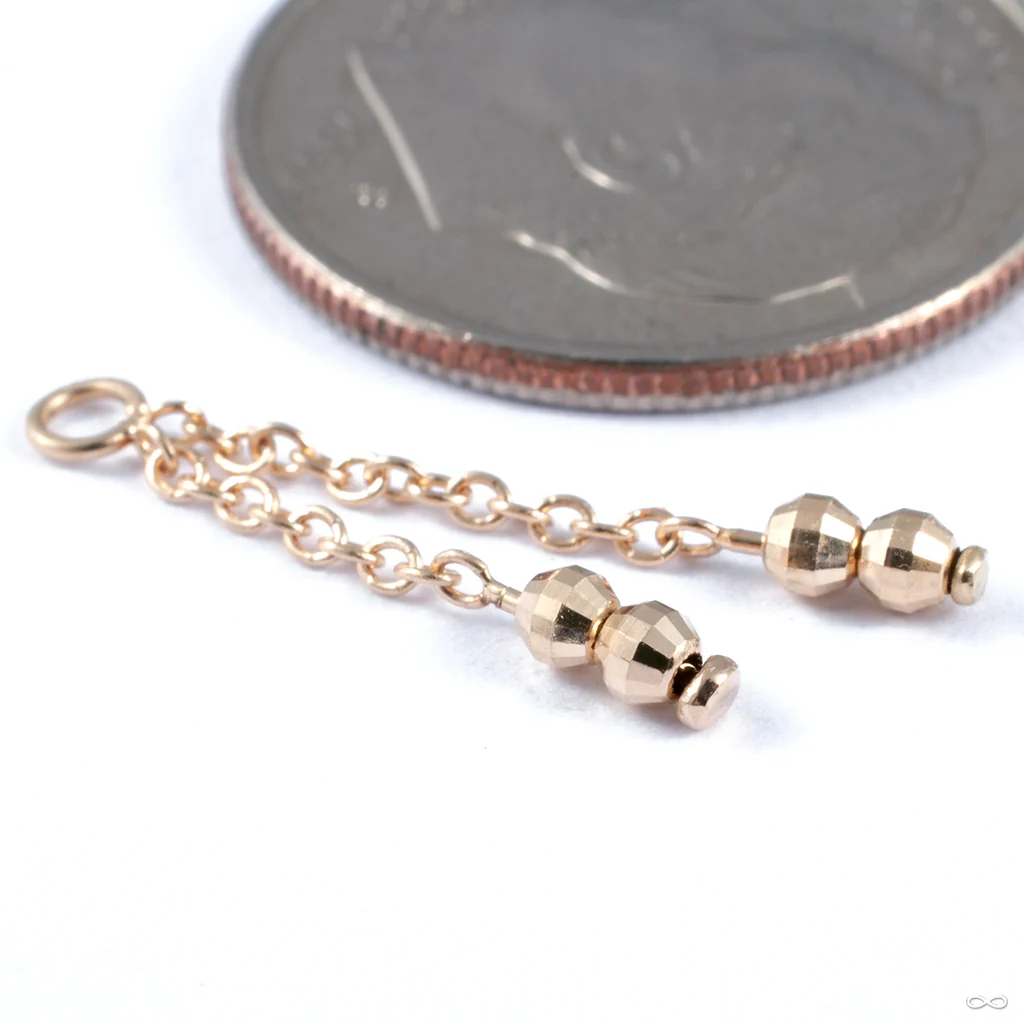 Panic at the Duo Charm in Gold from SO Fine Jewelry - Image 3
