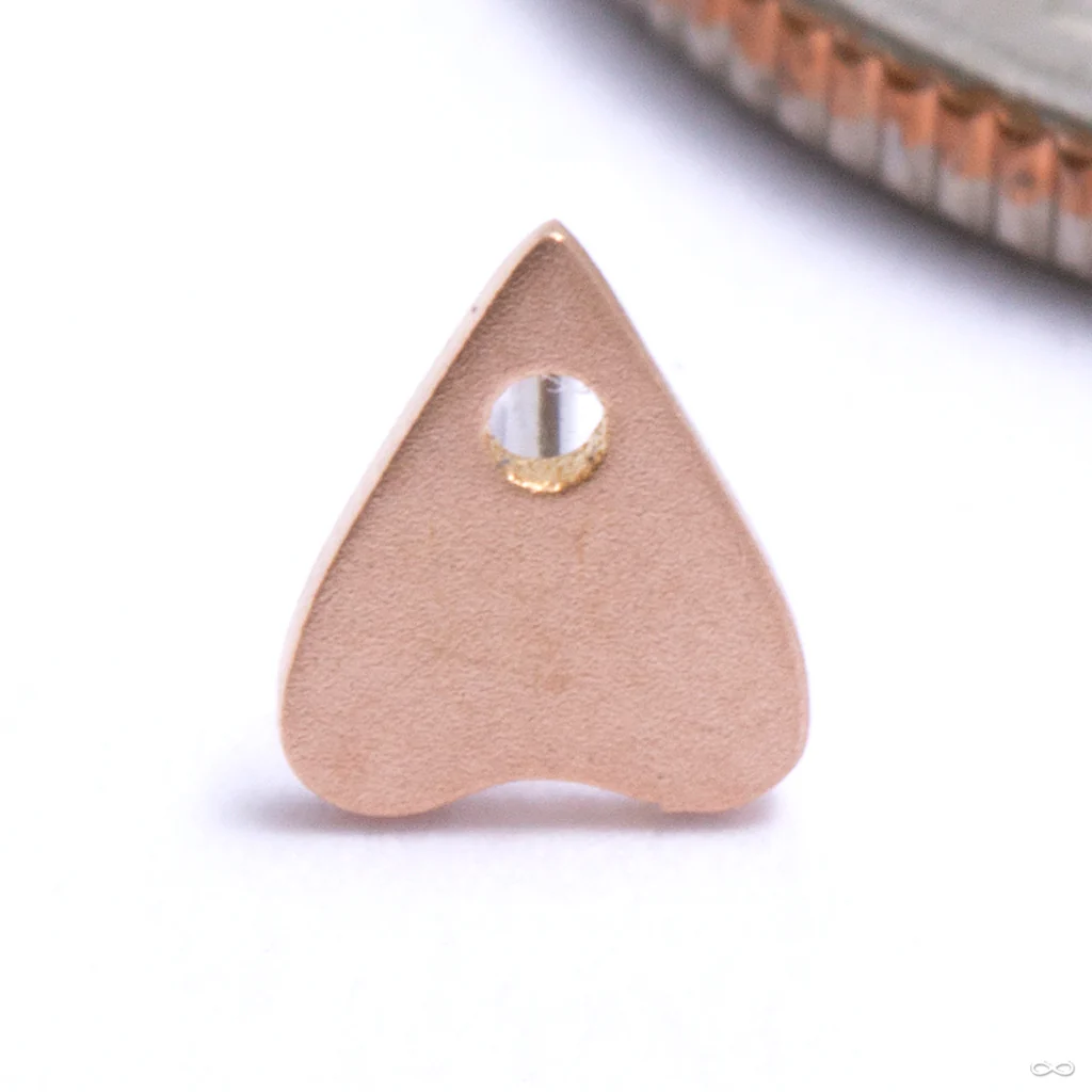 Planchette Press-fit End in Gold from Phoenix Revival Jewelry - Image 2