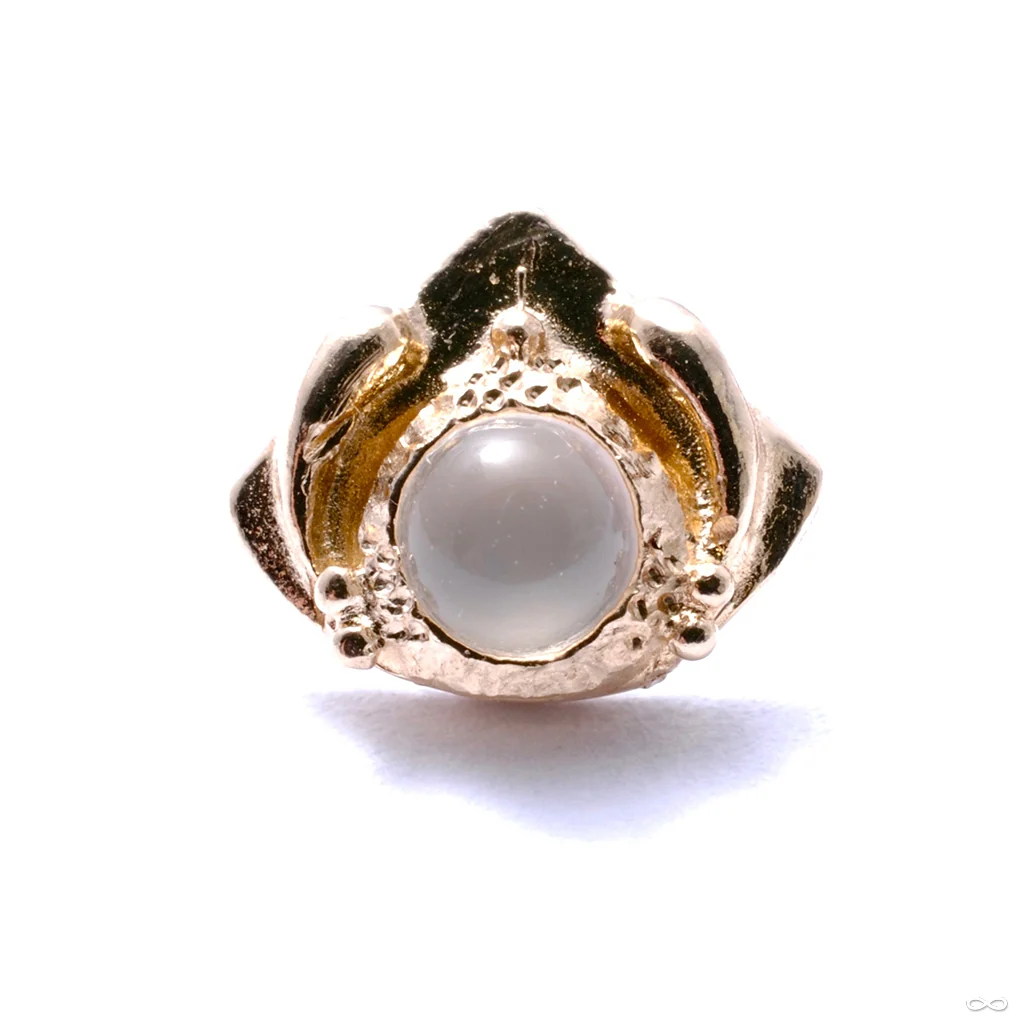 Queen Mother Press-fit End in Gold from Pupil Hall - Image 2
