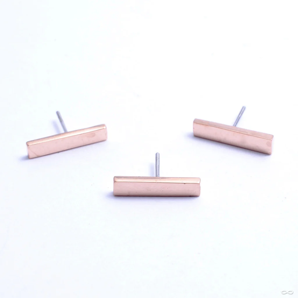 Rectangle Press-fit End in Gold from Anatometal - Image 4