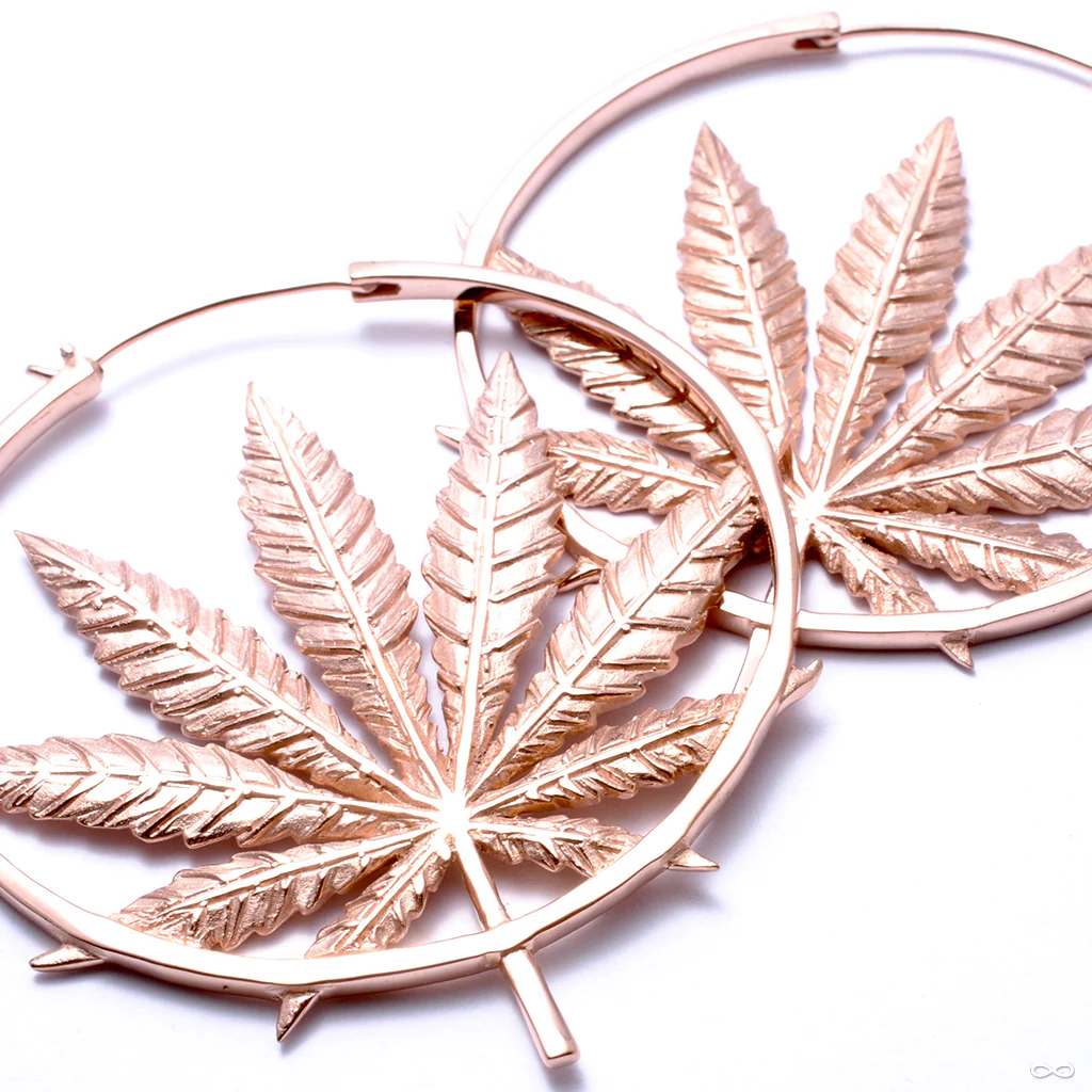 Sativa Earrings from Maya Jewelry - Image 2