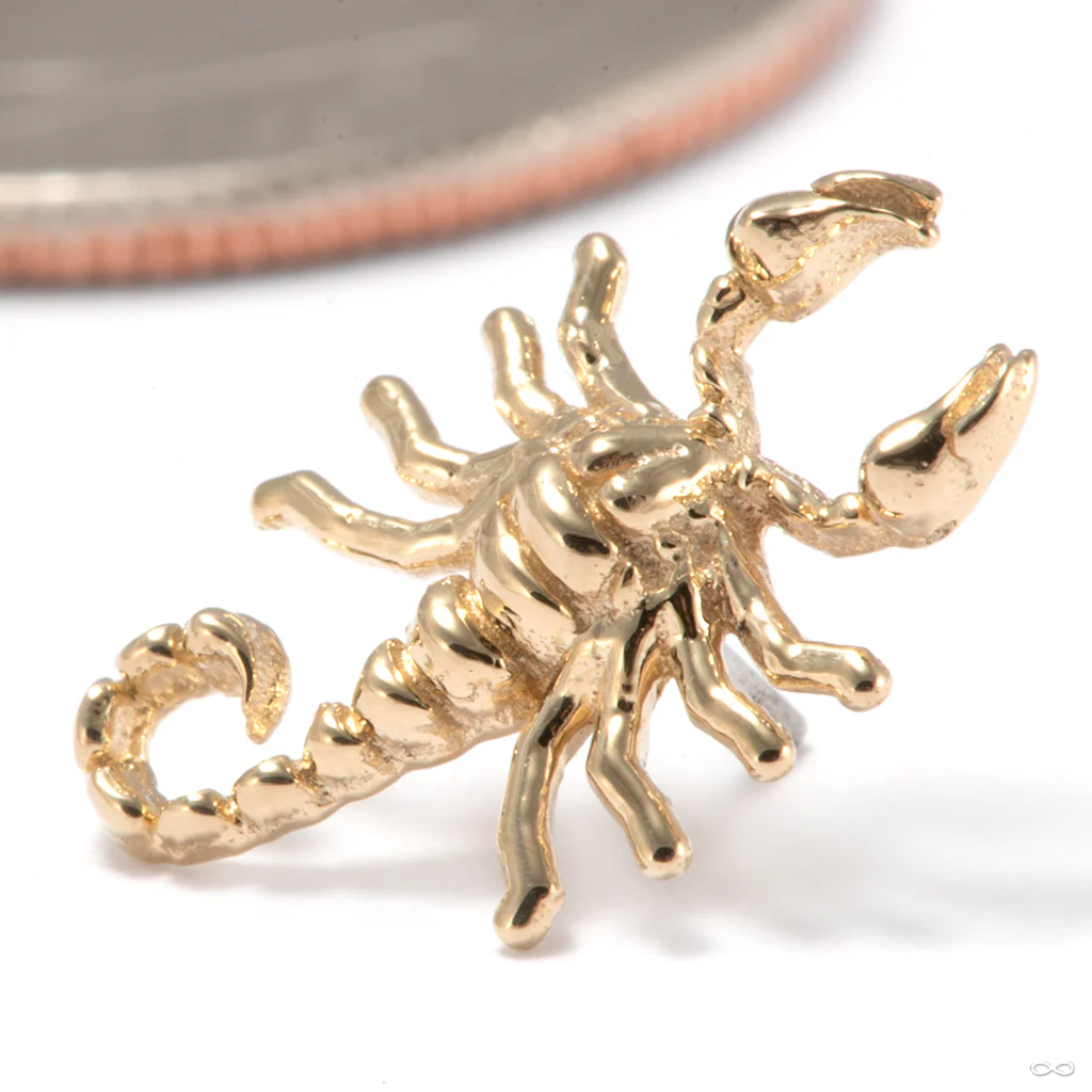 Scorpion Press-fit End in Gold from Tawapa
