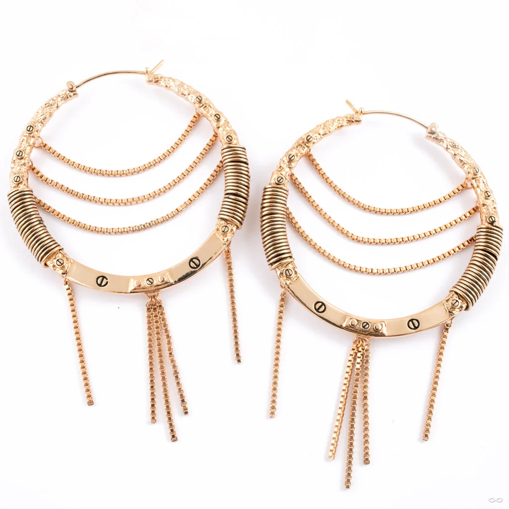 Shibari Earrings from Maya Jewelry - Image 2