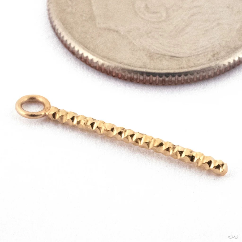 Shimmer Charm in Gold from Quetzalli - Image 4