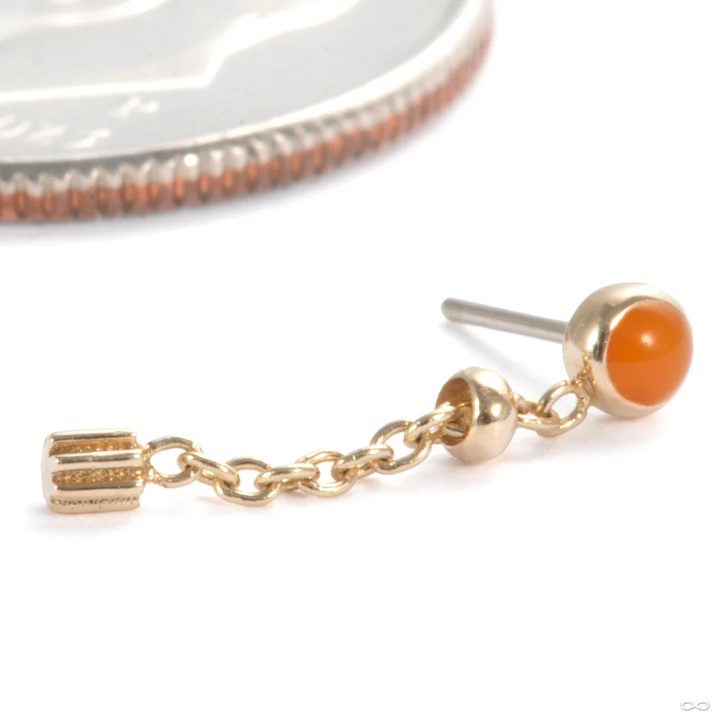 Short & Sweet Press-fit End in Gold from Pupil Hall - Image 4