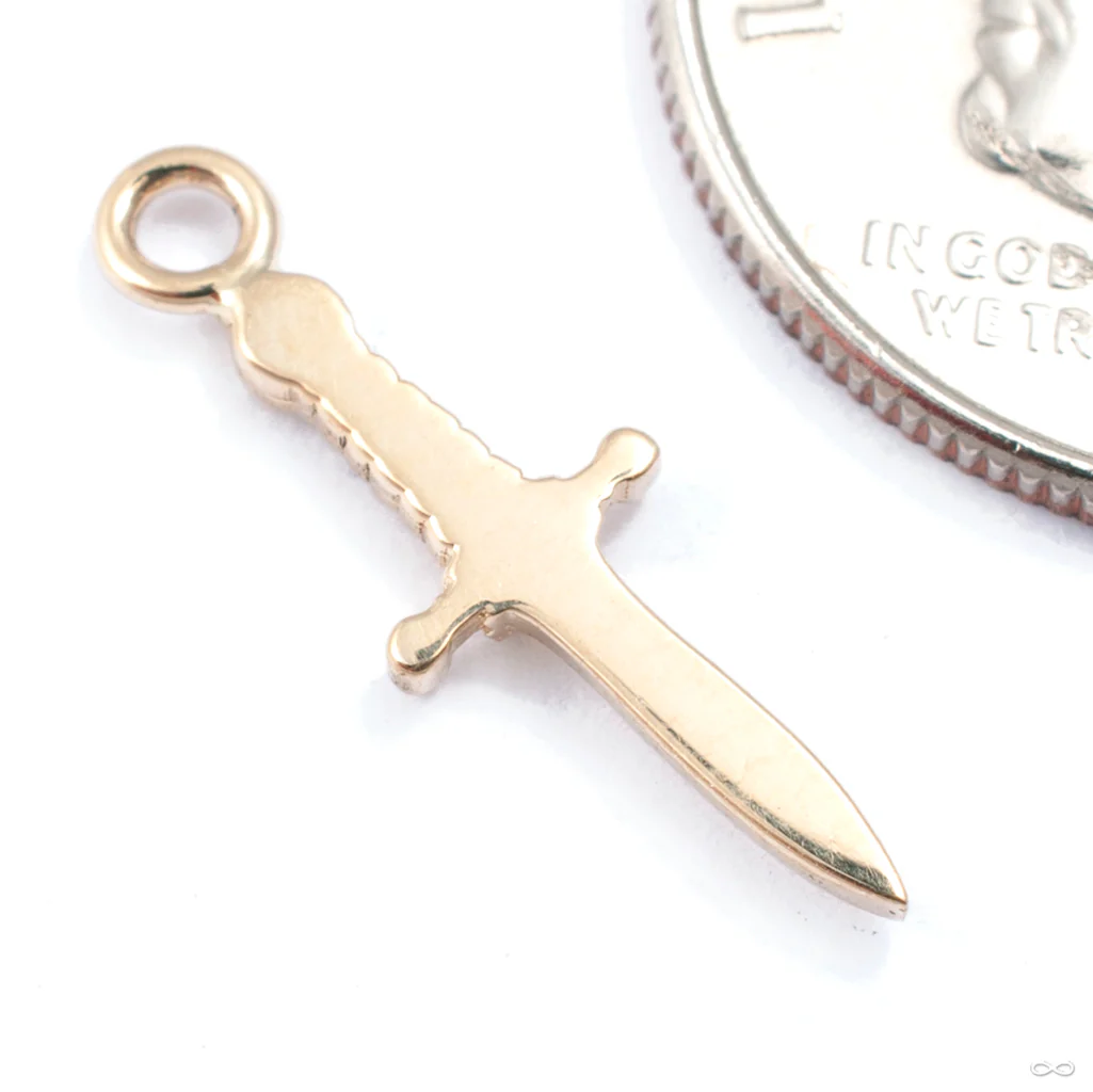 Slasher Dagger Charm in Gold from BVLA - Image 5