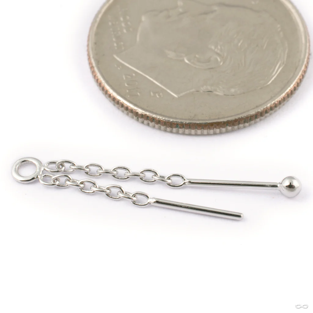 Slim Chance Charm in Gold from Pupil Hall - Image 3
