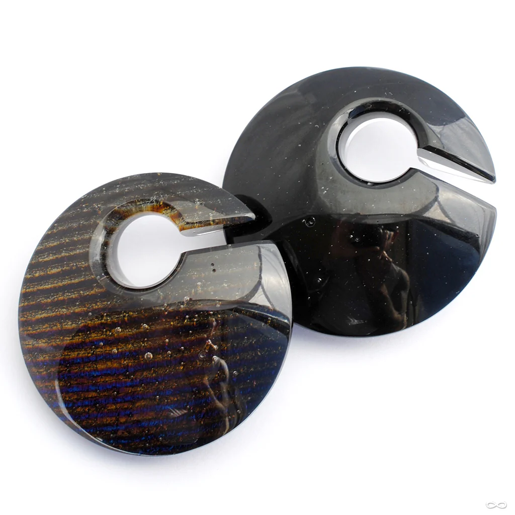 Small Iridescent Eclipse Weights from Gorilla Glass - Image 2