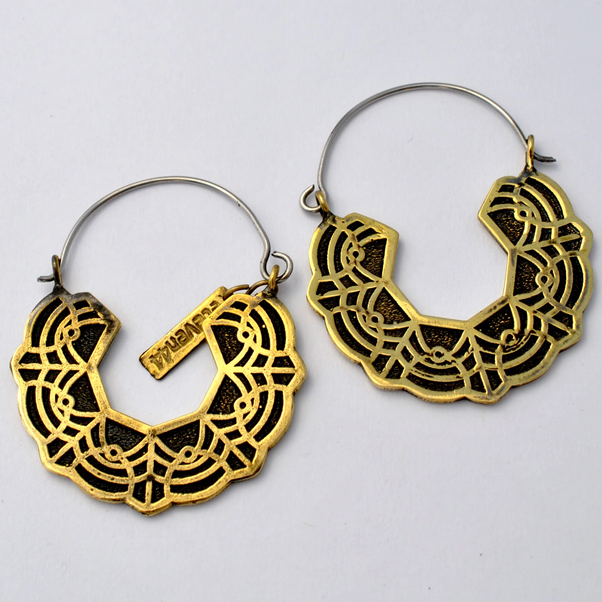 Small Lace Hoop Earrings from Eleven44