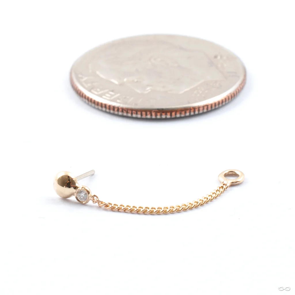 Stone Dottie Mini Lasso in Gold from Pupil Hall - Image 3