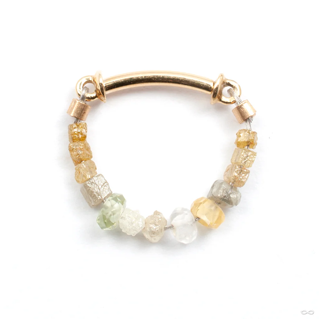 Stoned Press-fit Ring in Gold from Pupil Hall - Image 5