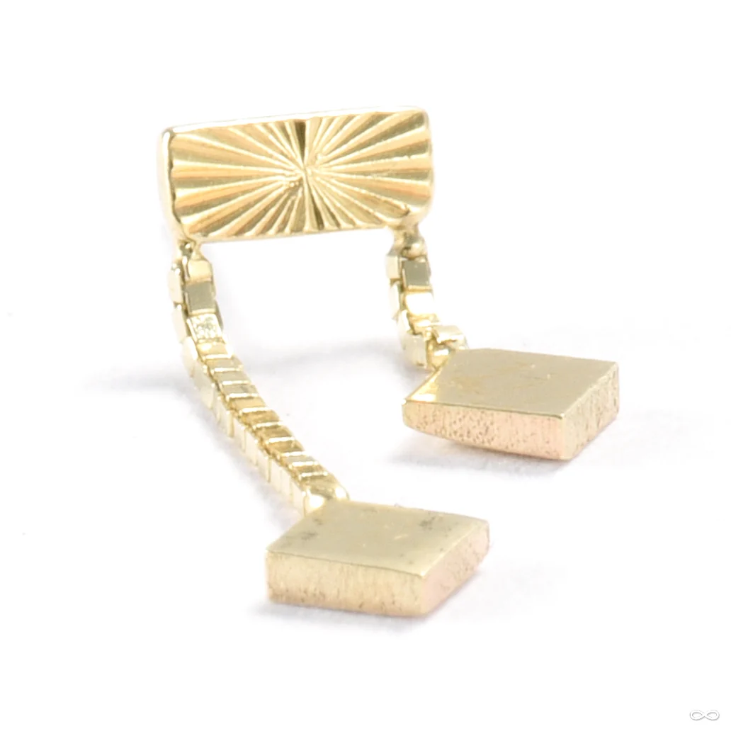 Sunray Tempo Press-fit End in Gold from Quetzalli - Image 3