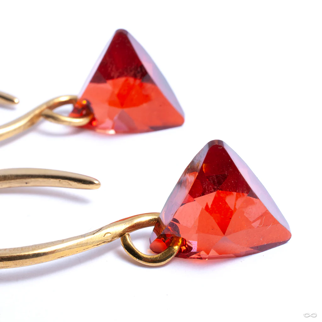 Swarovski Triangle Hooks from Diablo Organics - Image 2